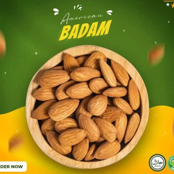 Buy premium american almonds (badam) 250g