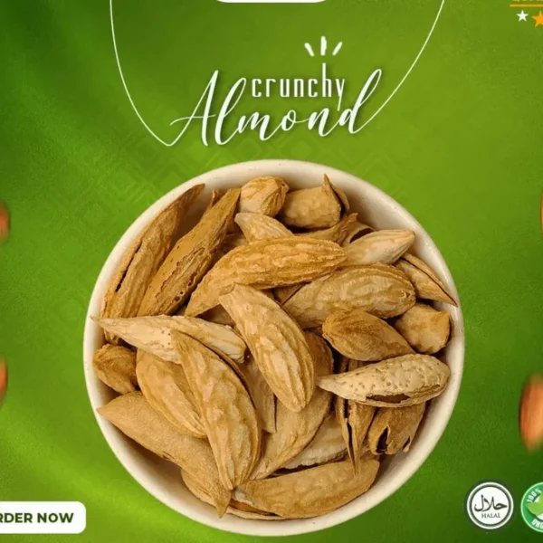 Kaghzi badam almonds soft shells ( 1kg pack )