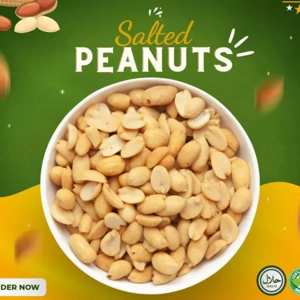 Salted roasted peanuts 500gm