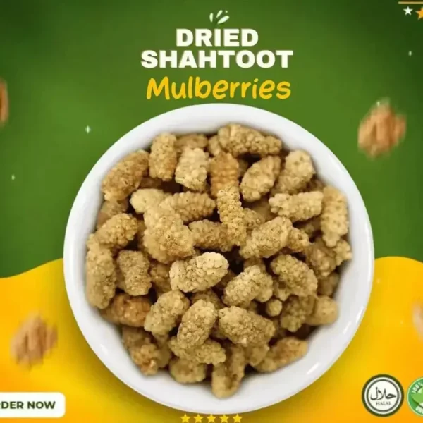 Dried shahtoot 250gm pack dry mulberries